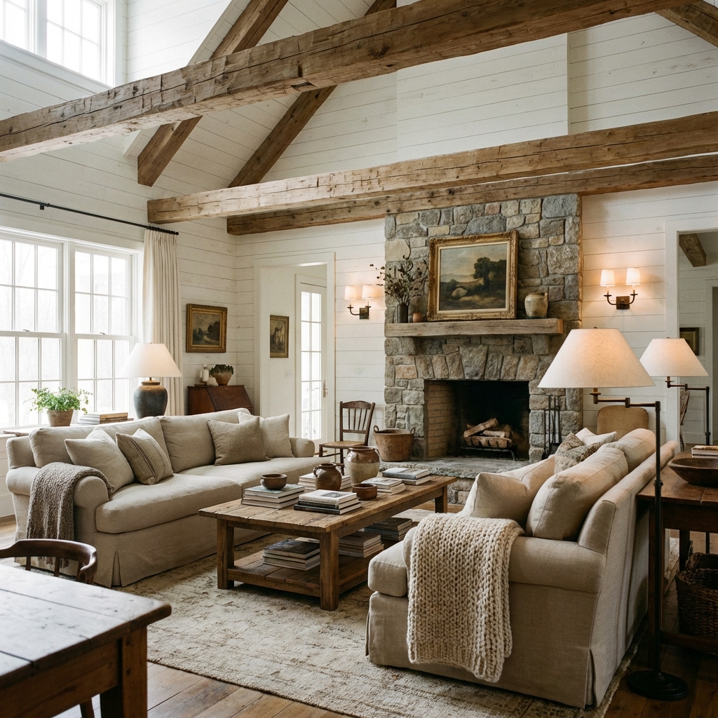 Farmhouse room style example