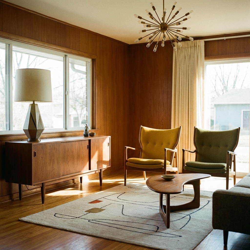 Mid-Century Modern room style example