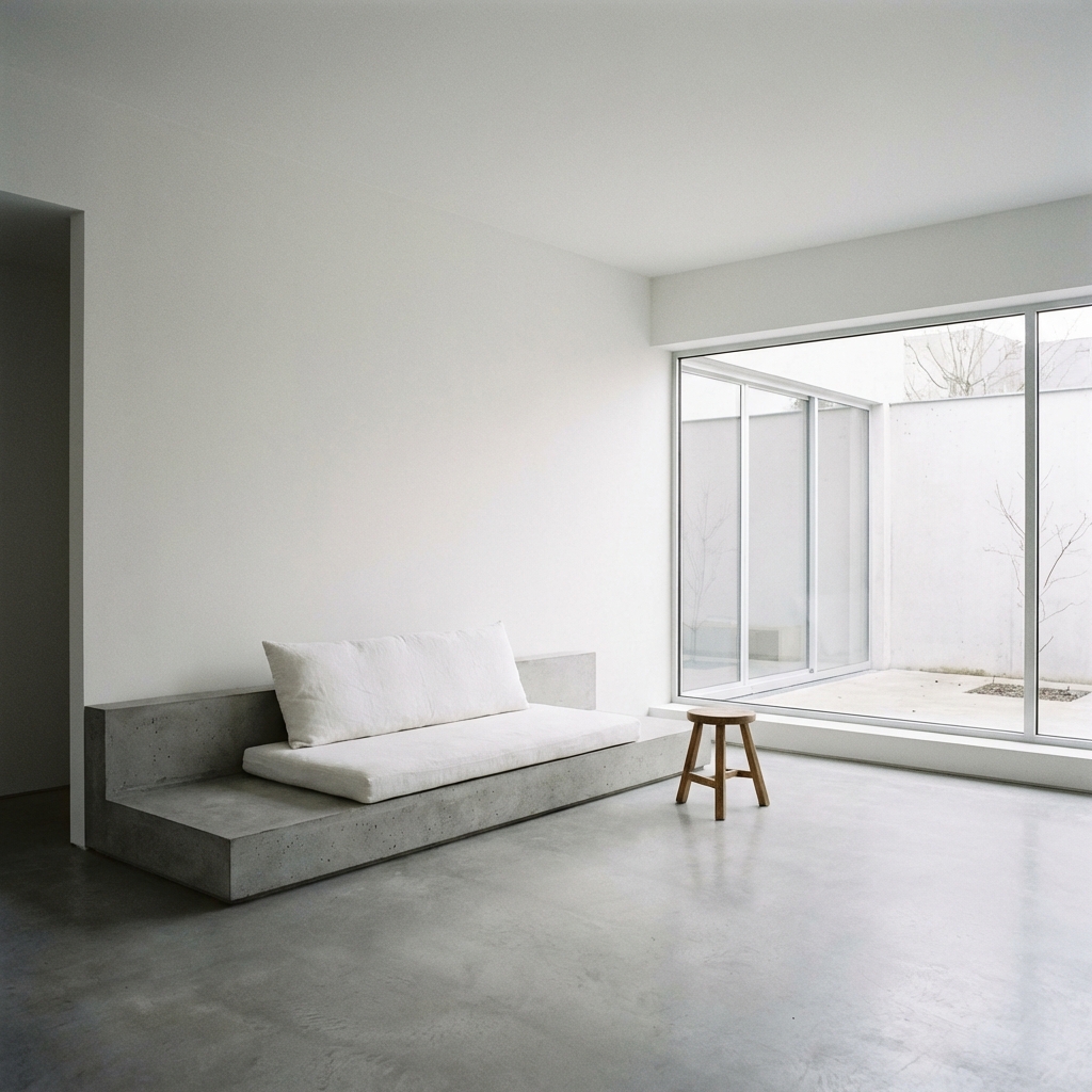 Minimalist room style example