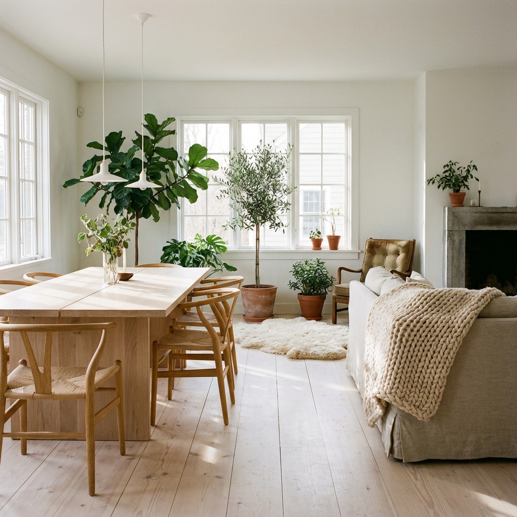Scandinavian room style example